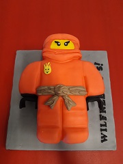 lego ninjago figure cake